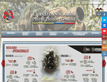 Tablet Screenshot of ejercito.mil.co