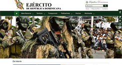 Desktop Screenshot of ejercito.mil.do