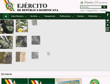 Tablet Screenshot of ejercito.mil.do